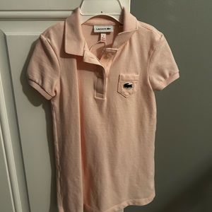 Lacoste 3T pink polo dress- never been worn
